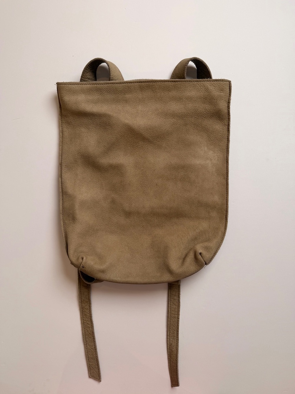 Philomijn Dutch Minimalist Leather Backpack
